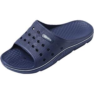 JOMIX Ciabatte Uomo Mare in Gomma EVA Pantofole Estive da Piscina Casa Spiaggia Bagno Ciabatte Estate Comode da Ragazzo SU8082 (Bianco, 40)