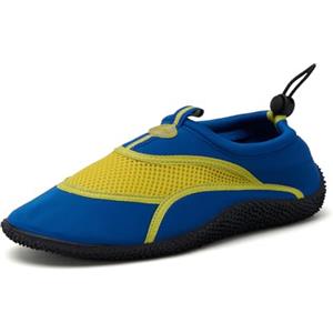 JOMIX Scarpette da Scoglio Uomo Scarpe Mare Immersione Uomo MDS250063-0 (Blu Giallo, 40)