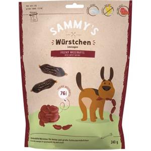 Sammy's Hundesnacks Sammy's salsicce | bufalo d'acqua | spuntino succoso per cani con molta carne fresca | senza cereali | proteine single animal | senza zuccheri aggiunti | 1 x 240 g