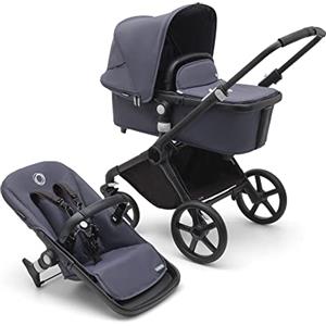 Bugaboo Fox Cub, Passeggino Multi-Terreno Leggero e Resistente, Design Robusto e Cappottina Extra-Large, Sistema di Chiusura in un Unico Pezzo che Resta in Piedi, Stormy Blue