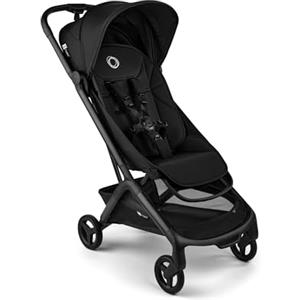 Bugaboo Butterfly 2 Passeggino Leggero da Viaggio Dimensioni Cabina, Portatile, Piegabile con Una Mano, con Seduta Reclinabile, Cestino Portaoggetti e Tracolla - da 6 Mesi a 4 Anni - Heritage Black