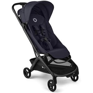 Bugaboo Butterfly 2 Passeggino Leggero da Viaggio Dimensioni Cabina, Portatile, Piegabile con Una Mano, con Seduta Reclinabile, Cestino Portaoggetti e Tracolla - da 6 Mesi a 4 Anni - Deep Indigo