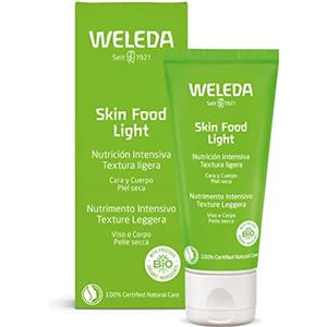 Weleda Skin Food Light, crema per pelle secca e screpolata di viso, corpo e mani, texture leggera e nutrimento intenso (1x30 ml)