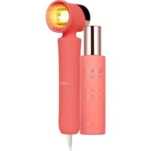 FOREO Epilatore IPL PEACH 2+Gel preparatore rinfrescante PEACH per lenire e idratare - Luce pulsata professionale - Epilatore laser viso e corpo - Sistema di raffreddamento, rivestimento in silicone