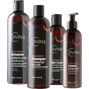 DIVINA BLK Kit Definizione e Addolcente per capelli mossi, ricci, super ricci e afro Natural&Amazing di DIVINA BLK, 4 prodotti inclusi, trattamento completo