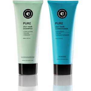 COCUNAT - Pack Pure - Balsamo e Shampoo - Balsamo Volume e Lucentezza senza grassi - Aggiunge Lucentezza e non Appesantisce i Capelli - Senza Silicone - 200 ml, 200 ml