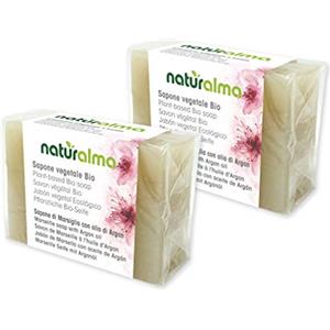 Naturalma Sapone artigianale vegetale Marsiglia e olio di Argan Bio 2 X 100g