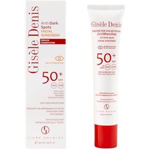 Gisele denis GISÈLE DENIS - Crema solare viso anti-macchie, 40 ml, SPF 50+, Crema solare, Cura del viso, Idrata la pelle, Resistente all'acqua, Per uso quotidiano, anti-macchie