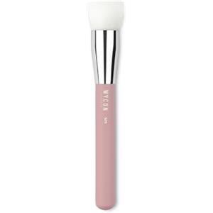 WYCON cosmetics Pennello Make Up Viso -FACE TREAT BRUSH S01 - Pennello viso setole fitte e piatte skin care creme sieri e primer