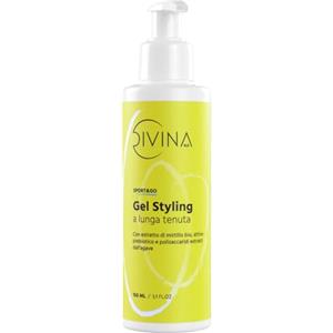 DIVINA BLK Gel Styling a lunga tenuta per capelli mossi, ricci e afro Sport&Go by DIVINA BLK con estratto di mirtillo bio, attivo prebiotico e polisaccaridi estratti dall'agave (150ml)