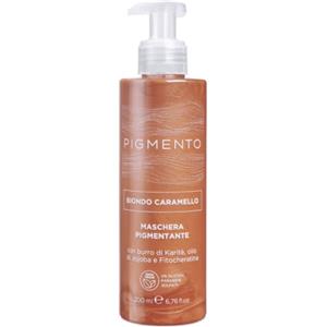 Capello point Pigmento, Maschera pigmentante, Trattamento Ravviva il Colore con Burro di Karité e Olio di Jojoba, Colore Capelli Biondo Caramello, Nutre e Rende i Capelli Brillanti e Setosi, 200 ml