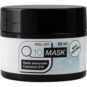 ALOHALABS Q10 Mask - Maschera Viso Anti-Età con Coenzima Q10 e Acido Ialuronico - Effetto Lifting, Peel Off, Idratante e Rimpolpante - 50ml AlohaLabs