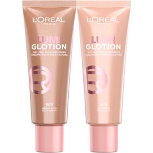 L'Oreal Paris L'Oréal Paris Illuminante Liquido Lumi Glotion 903 Medium Glow + 902 Light Glow da 40ml per Viso e Corpo Idrata Intensamente Illumina la Pelle per Tutti gli Incarnati - Set da 2