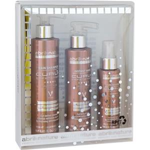 abril et nature - Set Capelli Ricci, Curly Definition Pack, Termoprotettore, Anticrespo e Idratante, Kit Ricci Perfetti, Capelli Mossi Definiti, 550 ml
