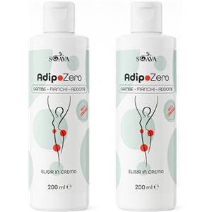 ALOHALABS AdipoZero Crema Sciogli Grasso 400ml - Liporiducente Snellente e Rassodante - Trattamento Anticellulite e Antismagliature