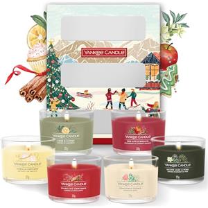 Yankee Candle Set regalo di candele profumate di Natale | 6 mini candele votive riempite | Collezione Après Ski | Regali di Natale perfetti per le donne