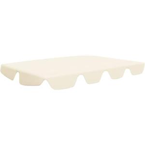 vidaXL Baldacchino per Dondolo Giardino Crema 188/168x145/110 cm