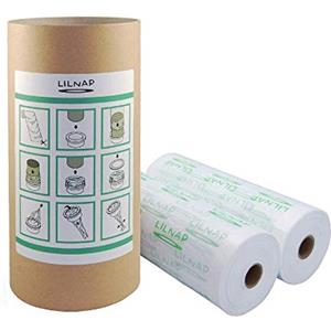 LILNAP - ECO Ricarica Mangiapannolini Multistrato leggermente Profumata con Trattamento Antiodore EVOH compatibile con Angelcare Maialino Foppapedretti, Sangenic Tec e Litter Locker (400 + tubo)