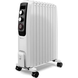 Pro Breeze Radiatore a Olio Elettrico Alta Potenza - 8 Elementi, 3 Impostazioni di Calore 2000W, 1200W e 800W, Timer 24H e Termostato - Radiatore elettrico
