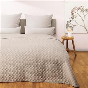 Blumtal Copriletto Trapuntato 240x260 cm - Certificato OEKO-TEX - Trapuntino Leggero per Letti di 200x200 - Mezza Stagione - Beige