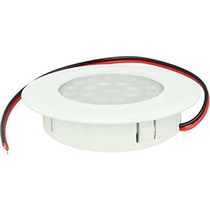LEDLUX Mini Faretto Led Da Incasso Dimmerabile, Touch Dimmer On Off,DC 12V 24V 3W,Rotondo Foro 60mm (Bianco, Bianco Neutro 4000K)