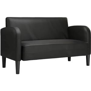 vidaXL Divano Divanetto Nero 110 cm in Similpelle, divanetto, Divano, Divano, Divano a 2 posti, Divano, Divano, Divano a incandato, Salotto