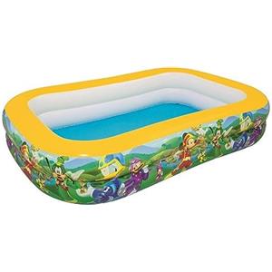 Bestway 91008 Piscina per Bambini "Mickey e gli Amici del Rally", da 262 x 175 x 51 cm