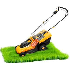 Avilia Tosaerba Elettrico a Spinta 1400W - Tagliaerba con Ruote e Sacco Raccogli Erba da 35L, 330mm di Larghezza di Taglio, Regolazione Altezza su 5 Posizioni, Approvazione CE