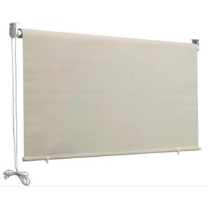 Wintem Tenda da Sole a Caduta 150x250 cm con Rullo in Alluminio, Parasole Esterno Beige, Attacco Soffitto Incluso