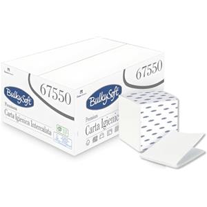 Virsus carta igienica intercalata 7550 per dispencer a V 9000 pezzi carta igienica interfogliata