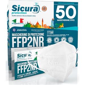 Eurocali 50 Mascherine FFP2 Certificate CE Italia Adulti | BFE ≥99% | Mascherina ffp2 marcatura EFFETTO PULITO Made in Italy