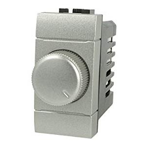 A2ZWORLD Regolatore Dimmer A Manopola 220V, Compatibile Con Bticino Living Light (Grigio)