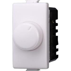 ZOREI Regolatore Dimmer A Manopola 220V 100-1000W, Compatibile Con Bticino Living Light (Bianco)