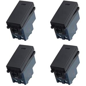 ZOREI 4 Pezzi Invertitore, Compatibile Con Vimar Arke, Colore Nero