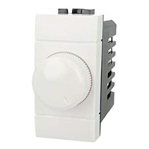 A2ZWORLD Regolatore Dimmer A Manopola 220V, Compatibile Con Bticino Living Light (Bianco)