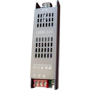 A2ZWORLD Alimentatore LED Slim 24 V DC, 150W, Trasformatore Dimmerabile a DIP (25%-100%), Input 200-240 V AC, IP20