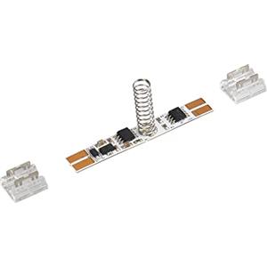 ZOREI Interruttore Led Dimmer Touch, Flessibile Senza Saldatura, Per Profilo Alluminio, 12V 24V 3A, Con Indicatore Blu e Memoria (8mm)