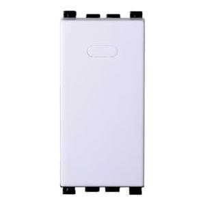 A2ZWORLD 1 Pezzo Interruttore 1P 16A Unipolare, Compatibile Con Vimar Arkè, Colore Bianco