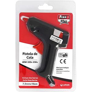 Fixo 58210 Pistola a Cola, 20 W, Nero