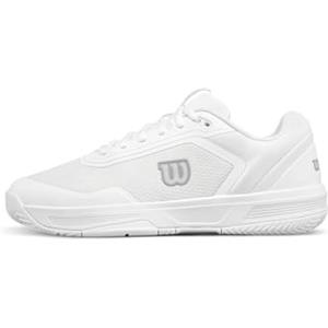 Wilson Scarpe da Tennis da Uomo Courtglide, Vestibilità e Comfort, Trazione Affidabile, Assorbimento degli Urti, Colore: Bianco, Taglia: 7 1/2