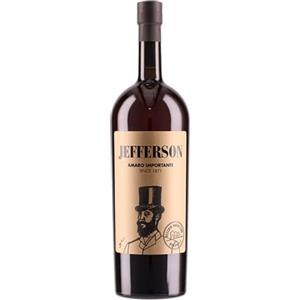 Vecchio Magazzino Doganale Jefferson Amaro Importante, 1500 ml, Amaro con Note Agrumate ed Erbacee, Ideale con Bitter e Vermouth, Botaniche Selezionate e Raccolte a Mano, Jefferson Amaro Calabrese, Idea Regalo, 30% Vol.