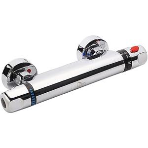 Uten Miscelatore Termostatico Doccia, Design Ergonomico 38°C, Flusso d'acqua Sicuro e Confortevole, Controllo Della Temperatura Estremo (0-50°C), Rubinetto Doccia in Puro Ottone