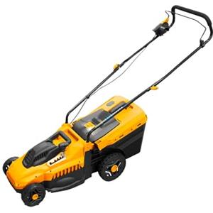 Avilia Tagliaerba Elettrico a Spinta - Tosaerba con Ruote e Sacco Raccogli Erba da 35L, 1400W, 330mm di Larghezza di Taglio