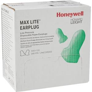 Howard Leight by Honeywell, 3301120, 3301120 Max Lite senza cordoncino earplugs uso singola