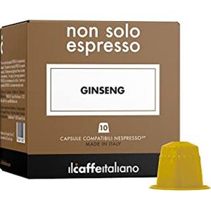 FRHOME Il Caffè Italiano Capsule Compatibili Nespresso Ginseng - 80pz | Capsule Caffe Compatibili Nespresso, Dal Gusto Distinto e Avvincente | Capsule Nespresso Compatibili Made In Italy | Frhome