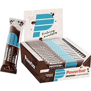 Powerbar Protein Plus Low Sugar Chocolate Espresso 16x35g - Barrette Proteiche a Basso Contenuto di Zuccheri