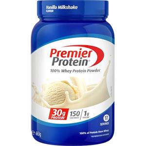 Premier Protein - Whey 100% Protein Powder - Vanilla Milkshake - 663g