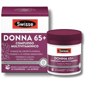 Swisse Donna 65+ Multivitaminico, Integratore Alimentare Multi-nutriente per Supportare l'Alimentazione delle Donne over 65, 30 Compresse