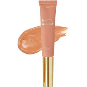 Revolution Pro-Iconic Matte Cream Blush- Wand Sultry Peach| Lightweight formula |Buildable & Blendable |Soft-focus matte effect |Easy-to-use wand applicator | 15ml