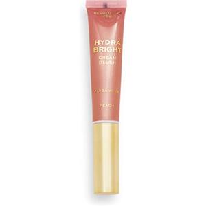 Revolution Beauty London Revolution Pro, Hydra Bright Cream Blusher, Contiene Acido Ialuronico e Vitamina E, Finitura Rugiada, Formula Leggera, Peach, 12ml